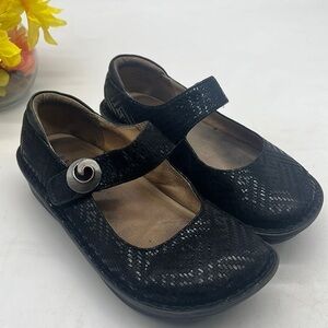 Alegria PAL - 630 Black Patterened Maryjand Size EU 37 ALE4306